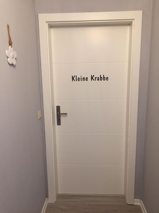 Ferienwohnung "Kleine Krabbe" Werdum Esterno foto