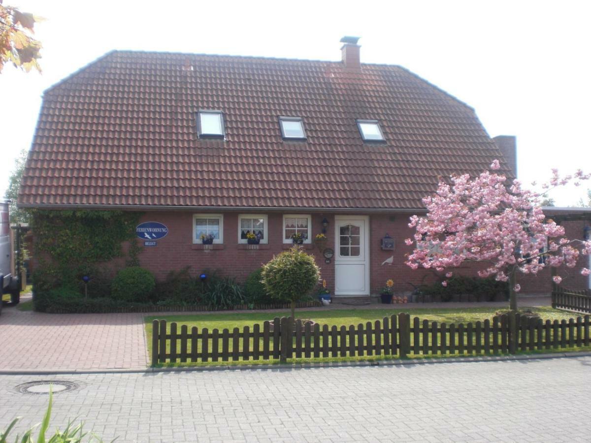 Ferienwohnung "Kleine Krabbe" Werdum Esterno foto